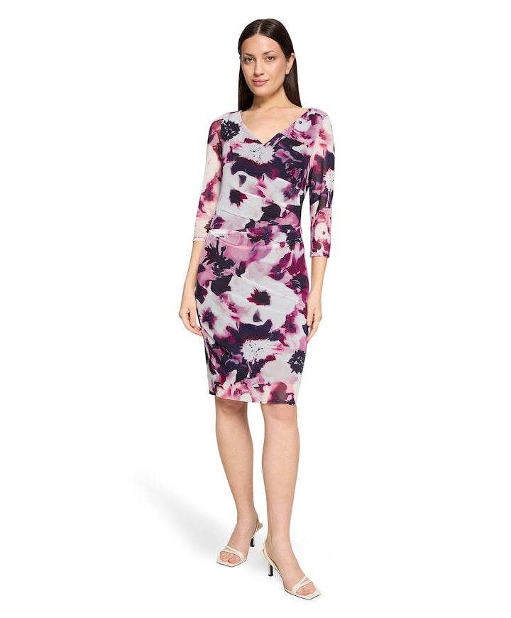 Dames jurk bordeaux