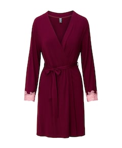 Dames ochtendjas bordeaux