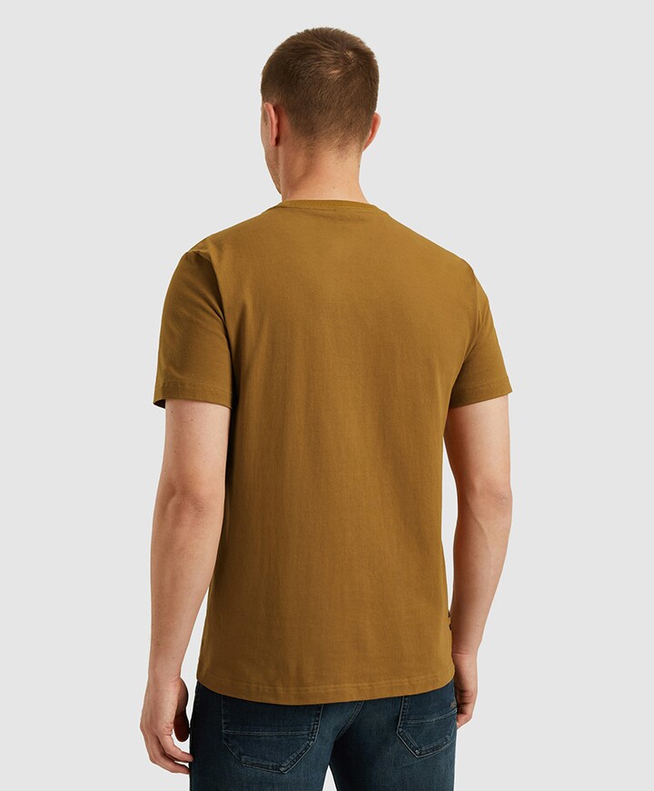 Heren t-shirt bruin