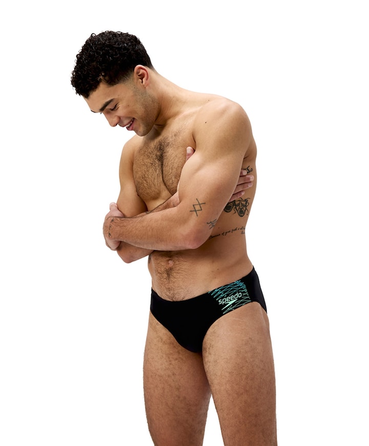 Heren zwemslip zwart