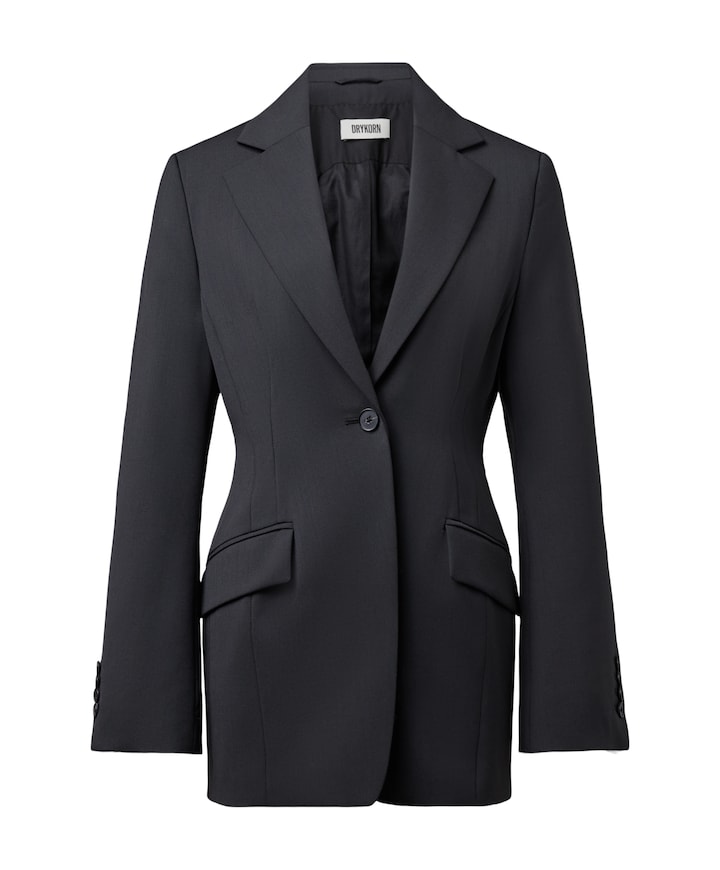 Dames blazer zwart