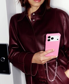 Telefoonkoord roze