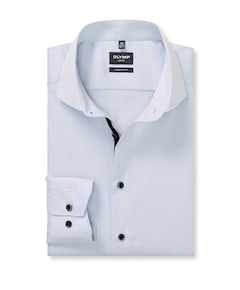 Heren overhemd lange mouw grijs