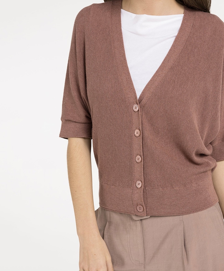 Dames vest roze