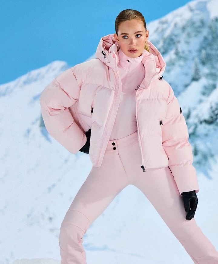 Dames ski-jas roze