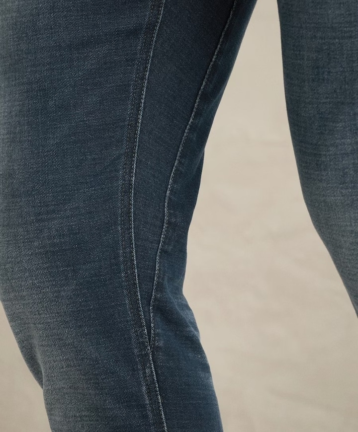 TAILWHEEL DARK NATURAL DENIM heren jeans blauw