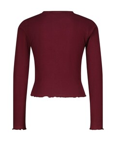 Meisjes longsleeve bordeaux
