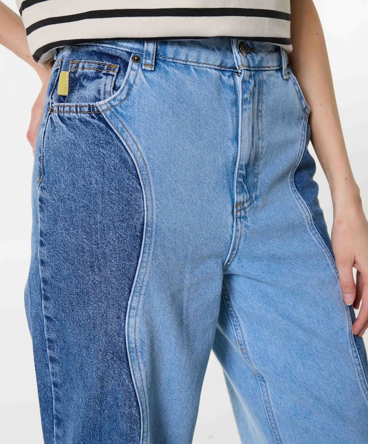 YVE-PA dames jeans blauw