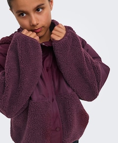 Meisjes jas bordeaux