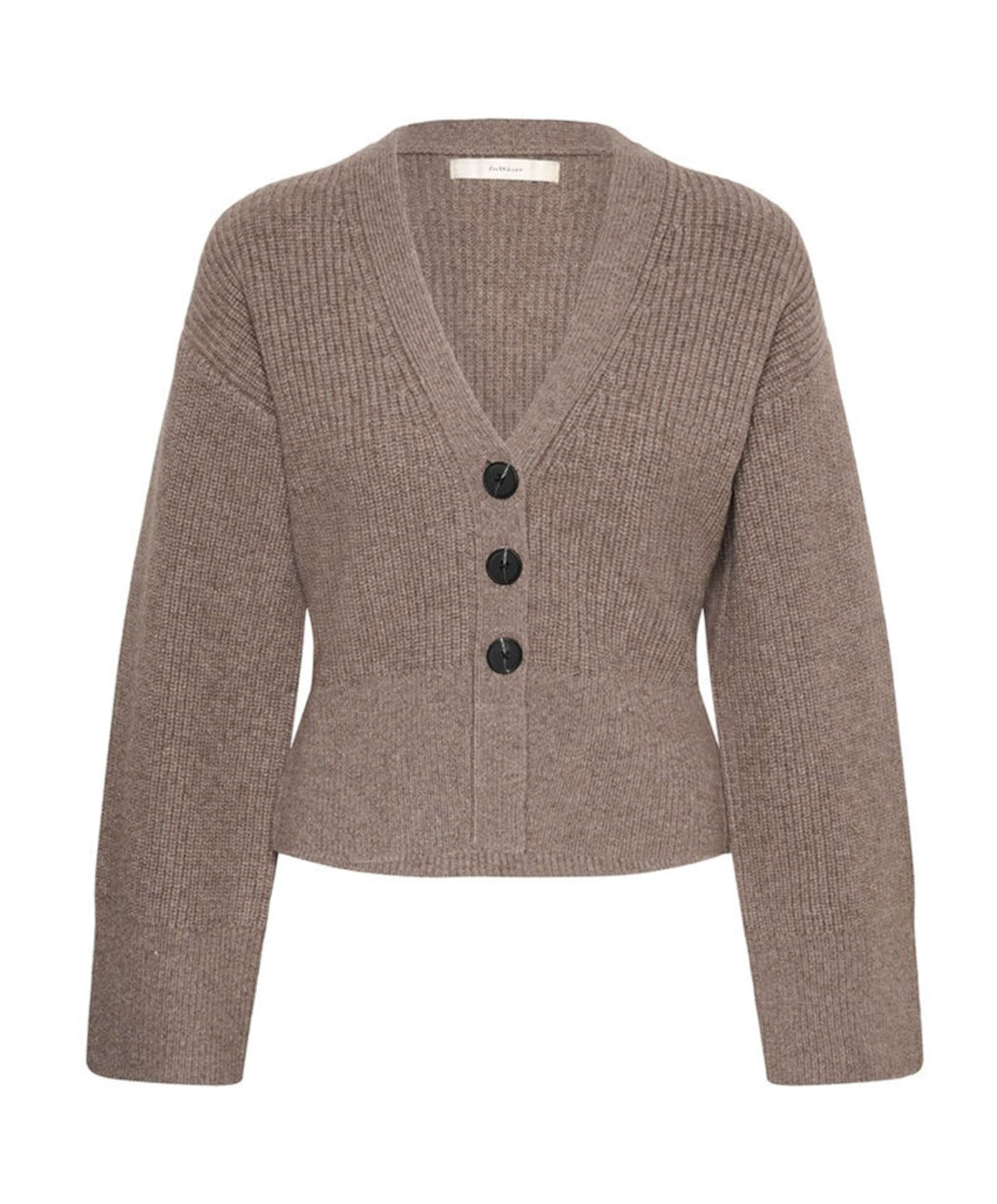 Dames vest bruin