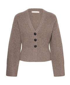 Dames vest bruin