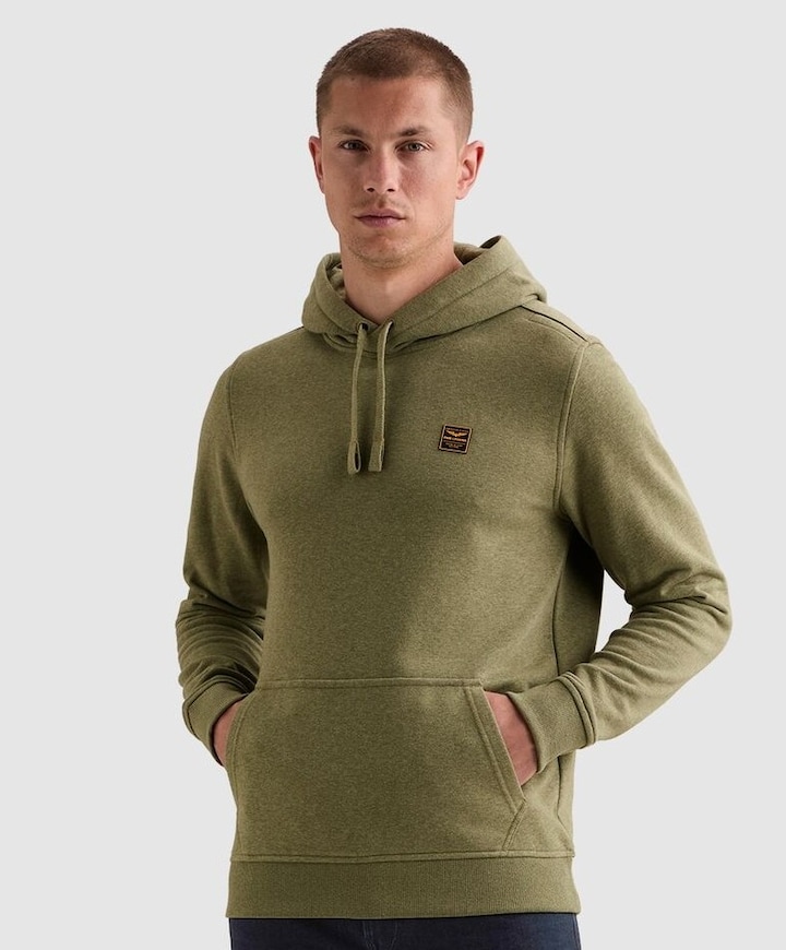 Heren hoodie groen