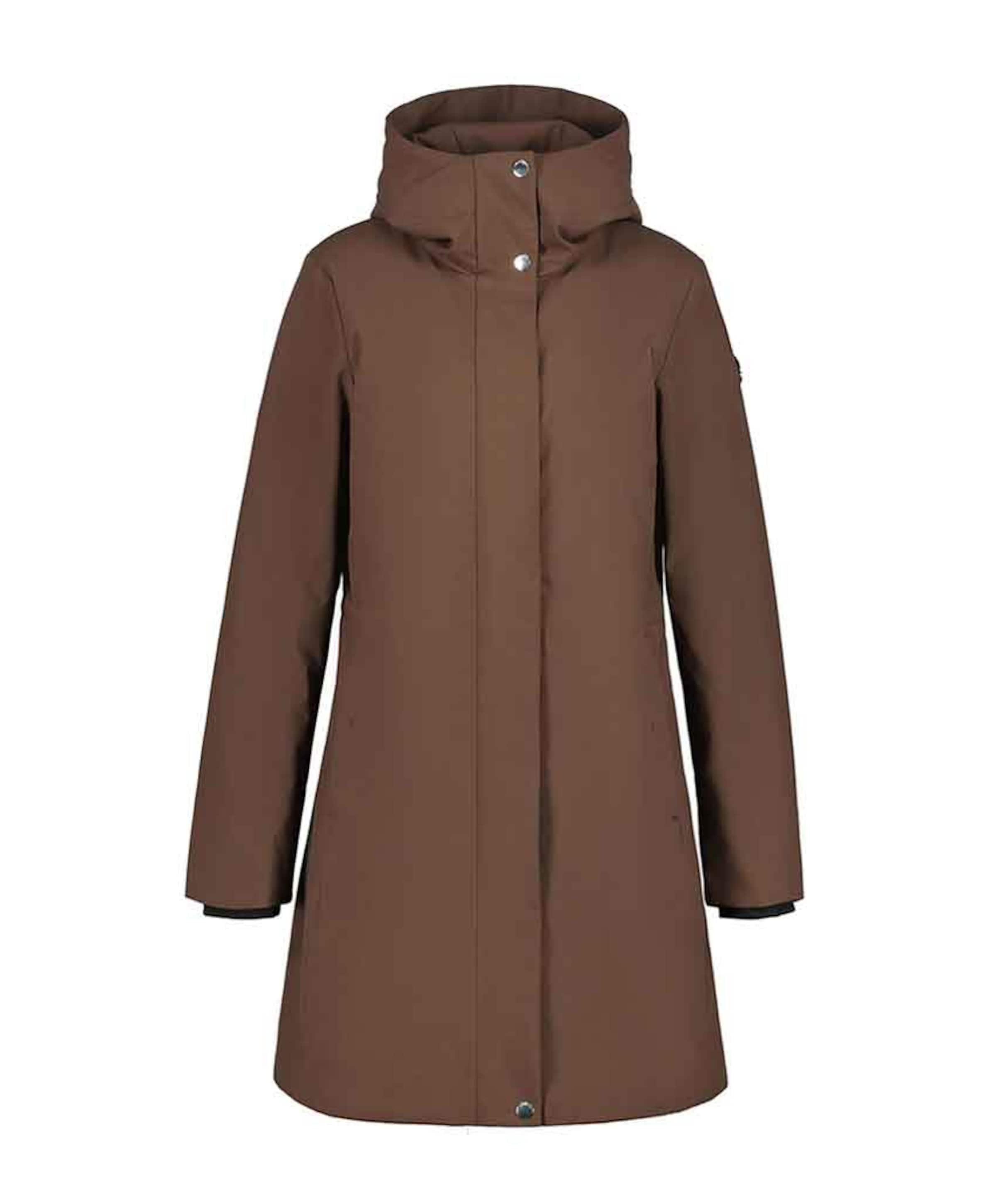 Dames jas bruin
