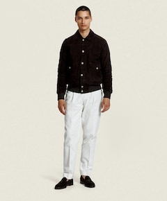 Heren leren jas bruin