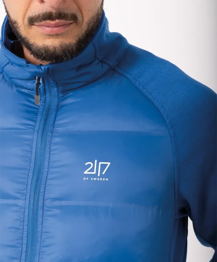 Heren ski-jas blauw