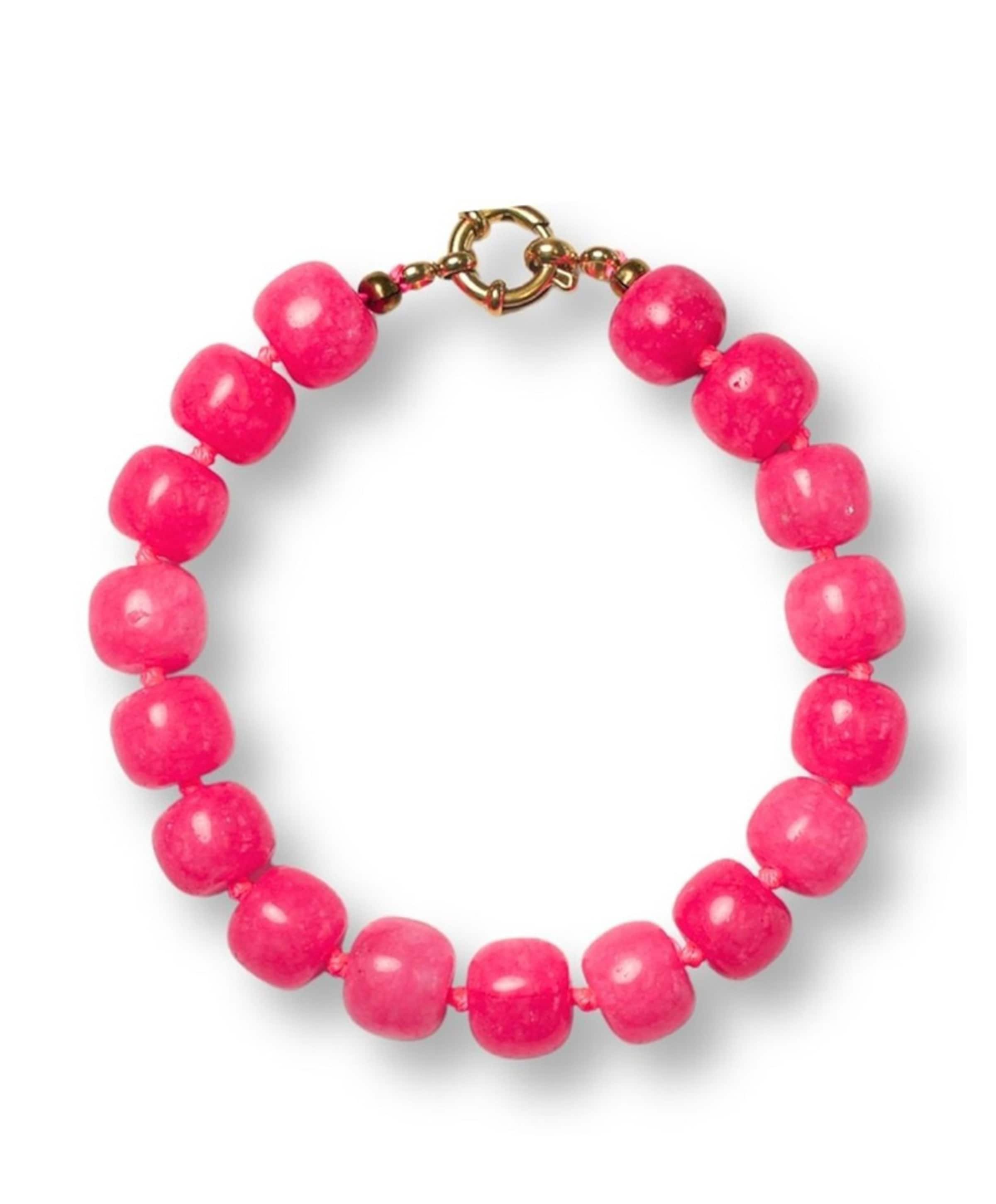 Dames armband roze