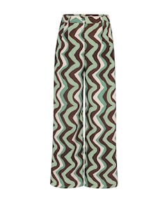 Marilon zigzag dames broek groen