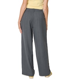 ONLJACKIE LIFE HW WIDE PINST C dames broek grijs