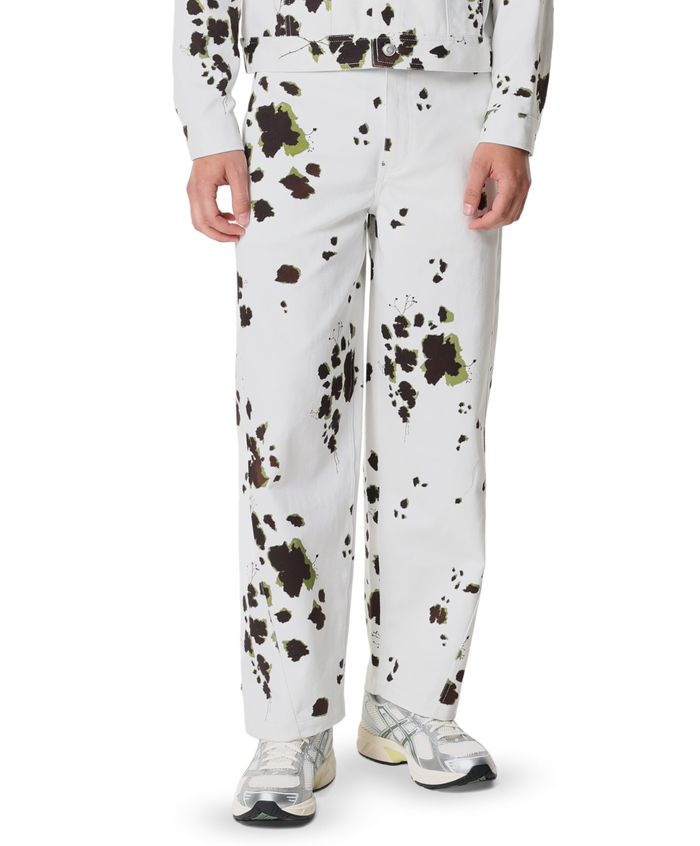 Twisted Side Seam Trousers heren broek ecru
