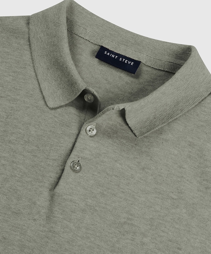 Heren polo groen
