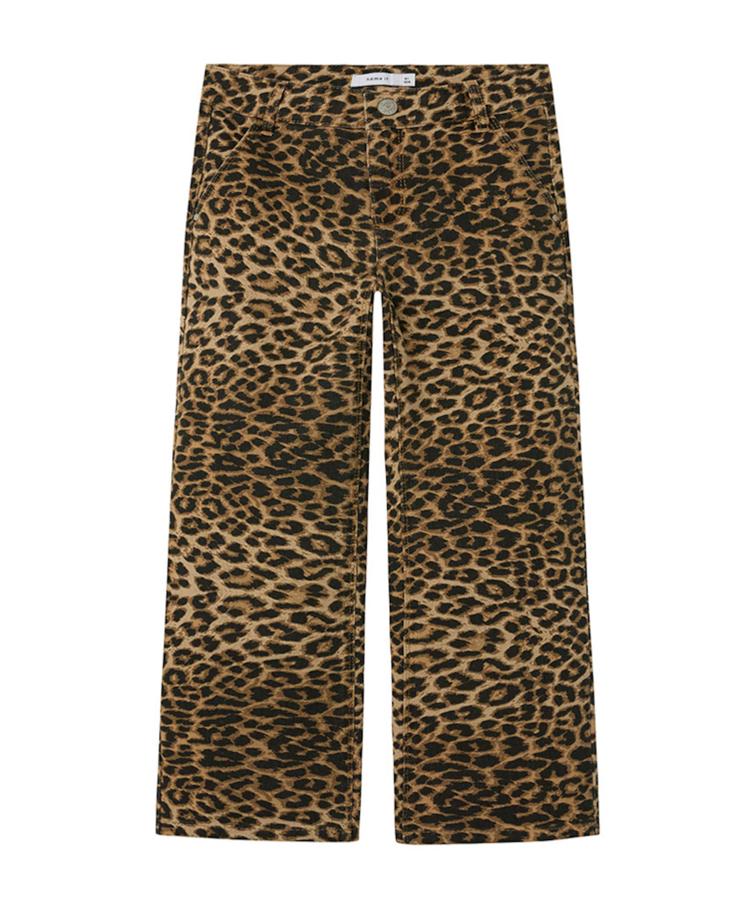 NKFROSE WIDE TWI 4444-TD O broek bruin