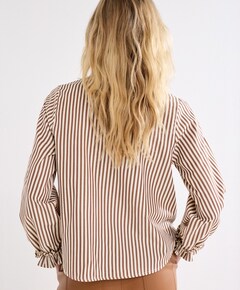 Dames blouse bruin