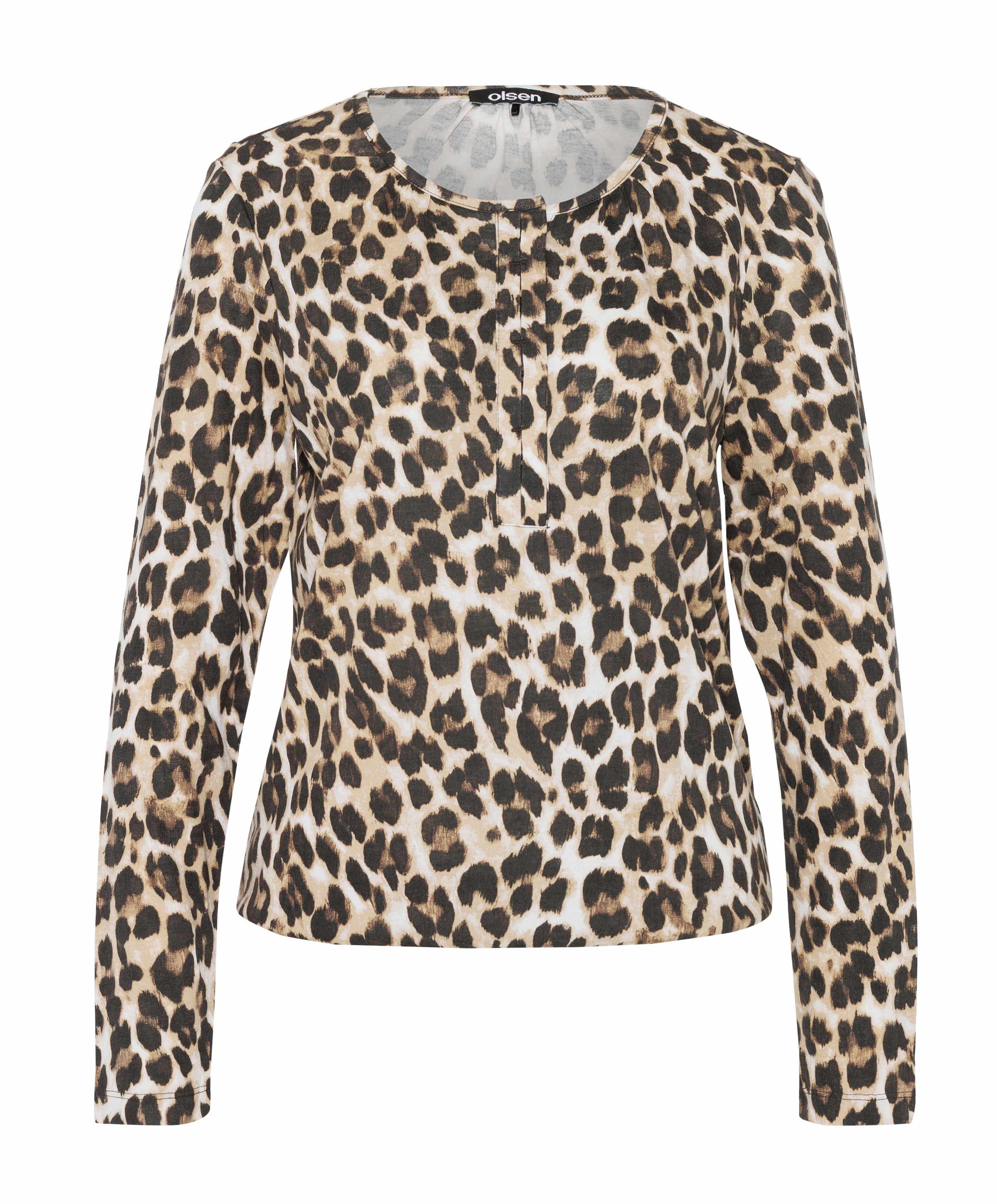 Dames longsleeve bruin