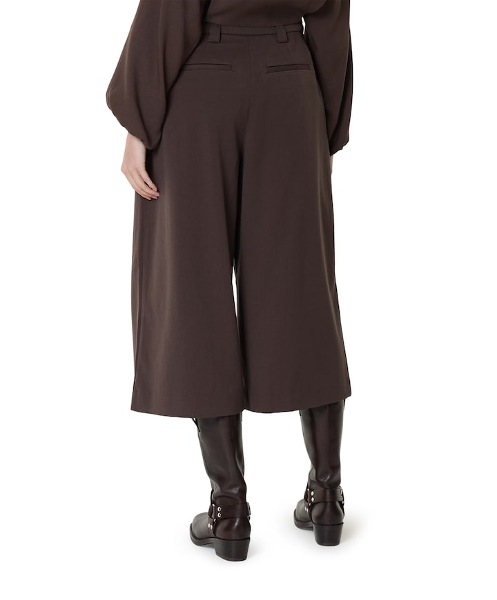MSCHMaryla Henrika HW Culotte Pants dames broek bruin
