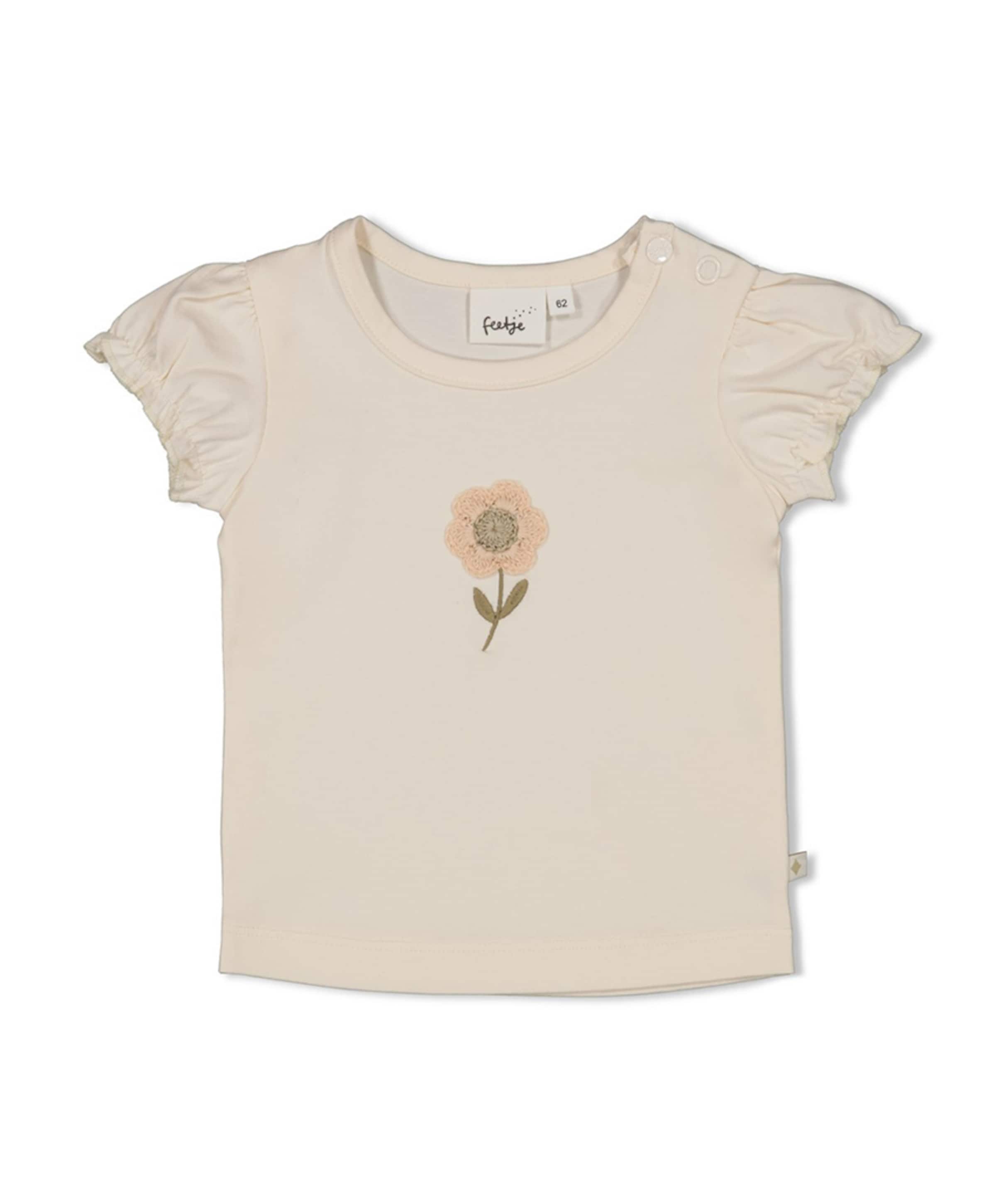 Meisjes T-shirt ecru