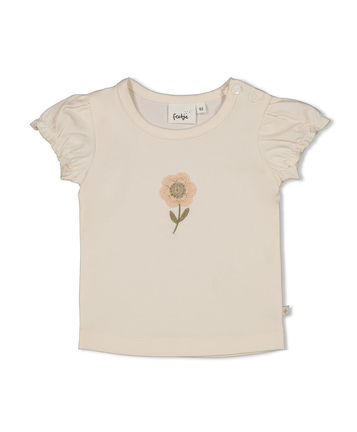 Meisjes T-shirt ecru