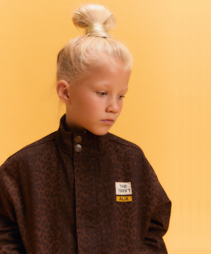 Meisjes jas bruin