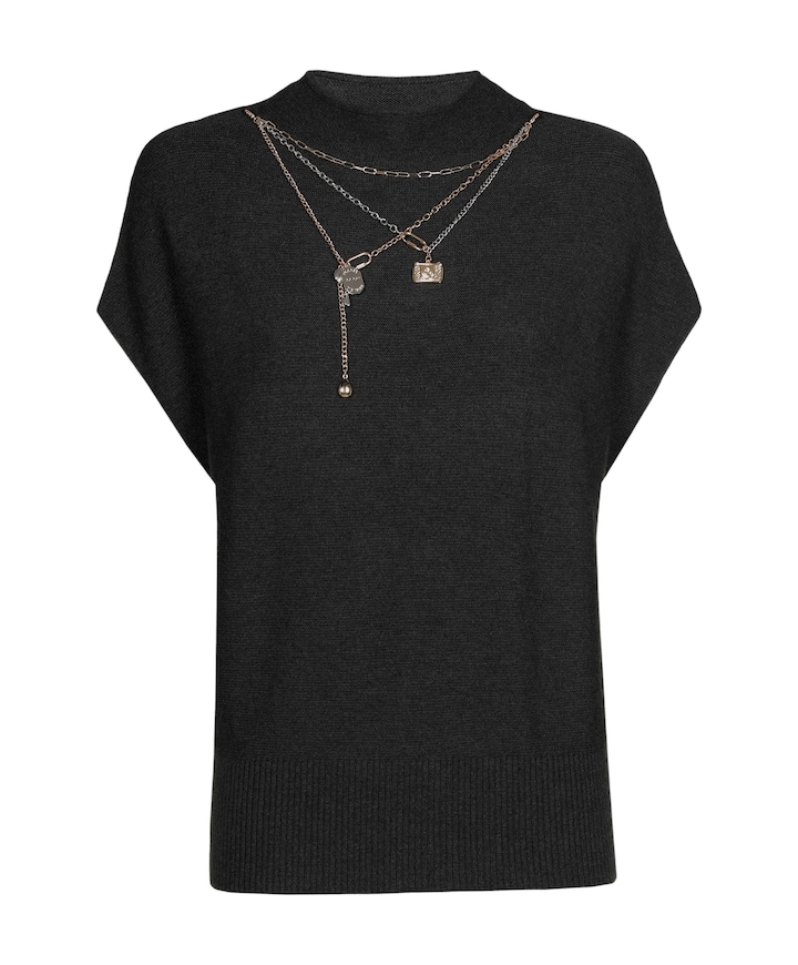 Dames top grijs