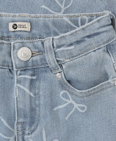 Denim Bow meisjes jeans blauw
