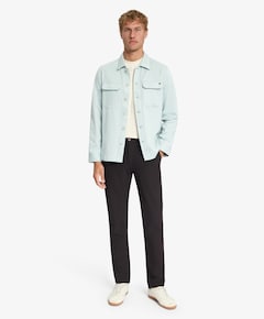 Heren overshirt blauw