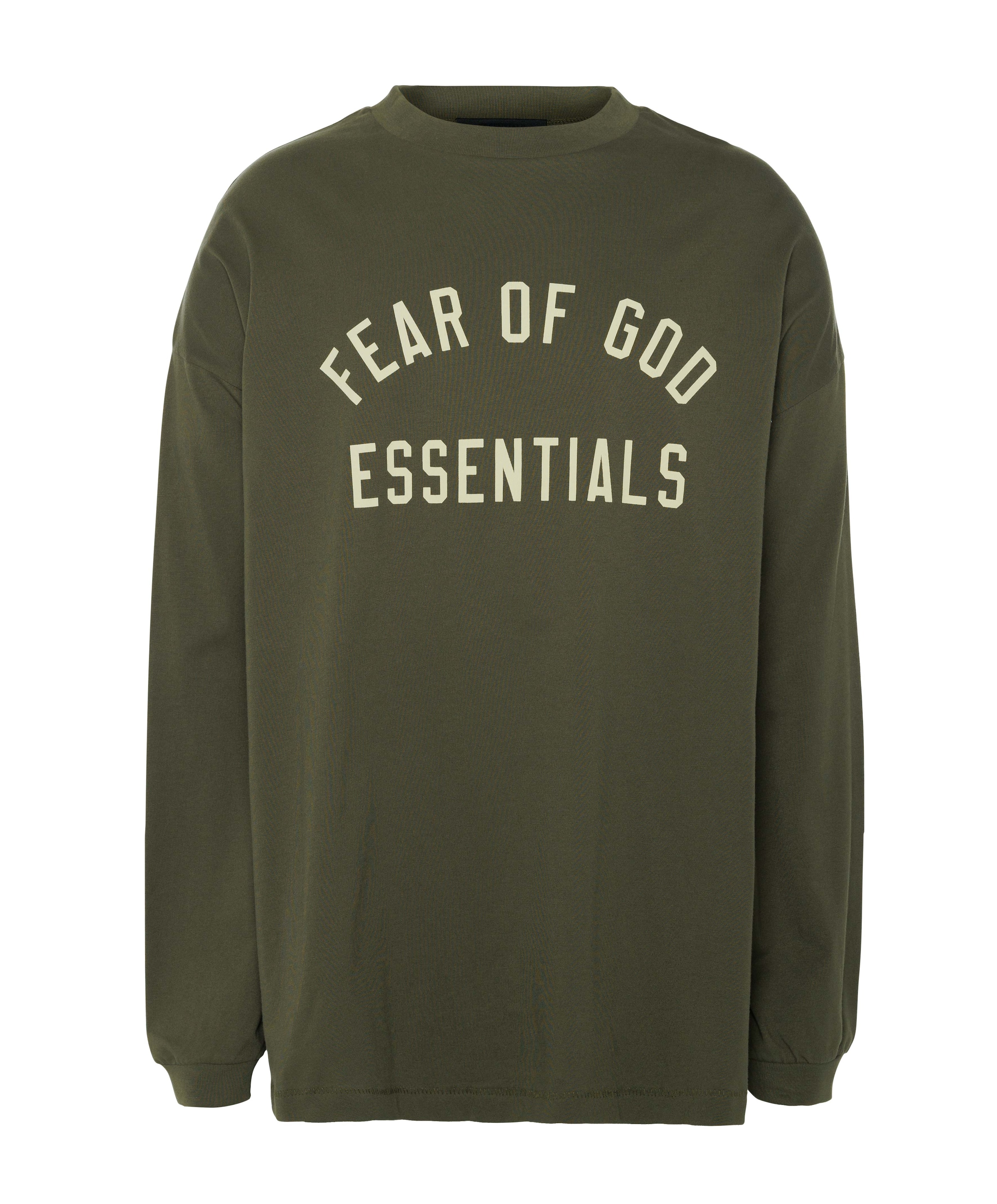 Heren longsleeve groen
