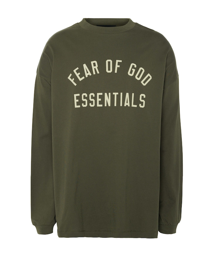 Heren longsleeve groen