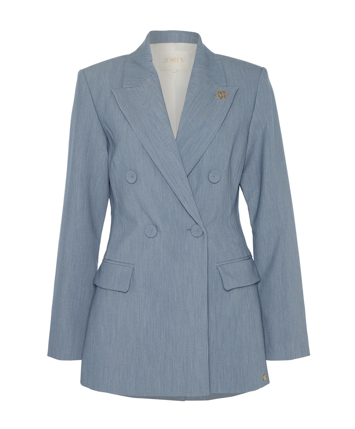 Dames blazer blauw