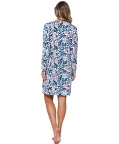 Dames nachthemd blauw