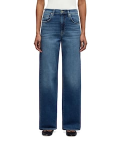 Stovepipe Straight dames jeans blauw