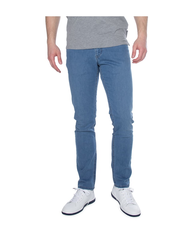 Hose 5-Pocket Slim Fit jeans blauw