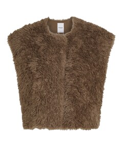 Dames gilet bruin