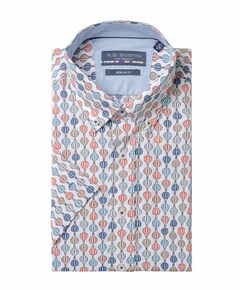 Overhemd korte mouw multicolor
