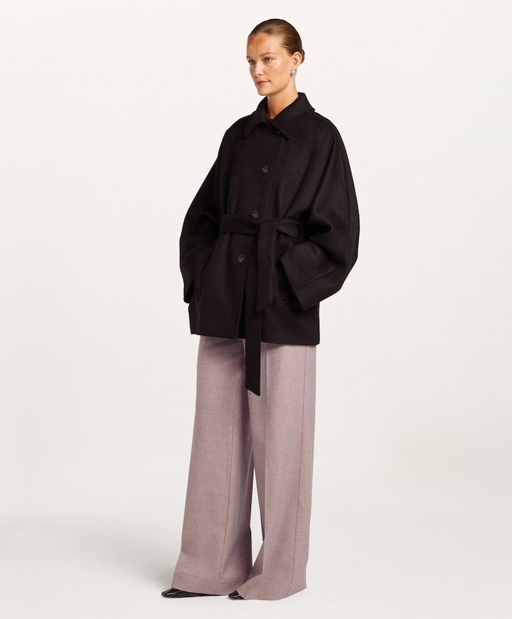 Dames jas bordeaux