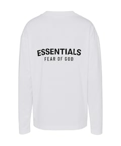 Heren longsleeve wit