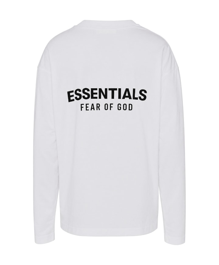 Heren longsleeve wit