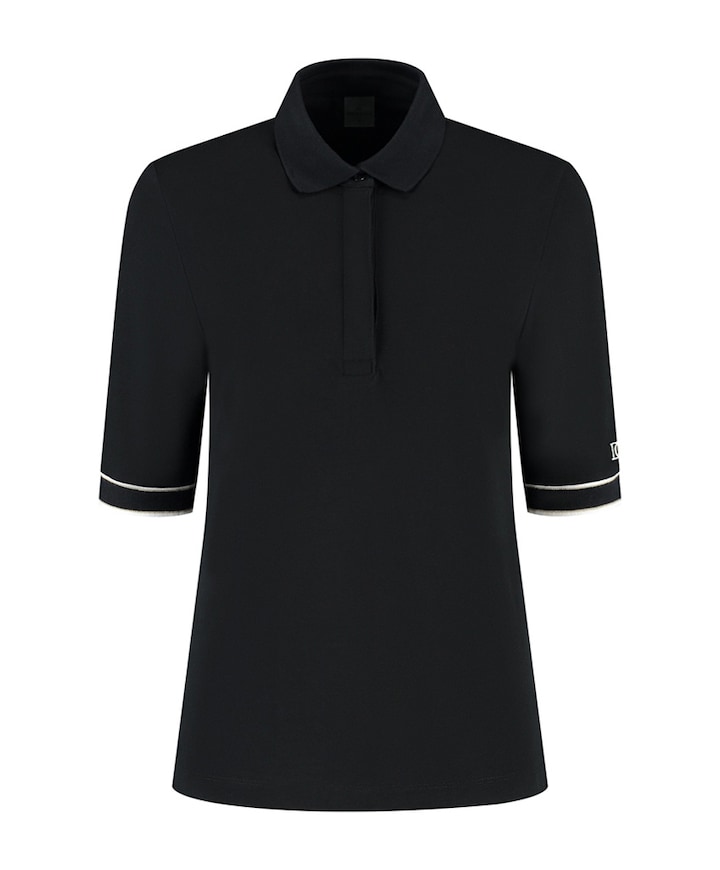 Dames polo zwart