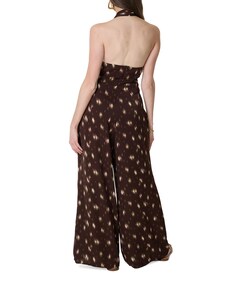 Dames jumpsuit bruin
