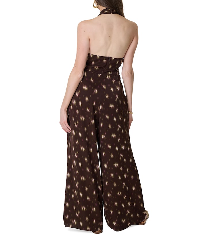 Dames jumpsuit bruin