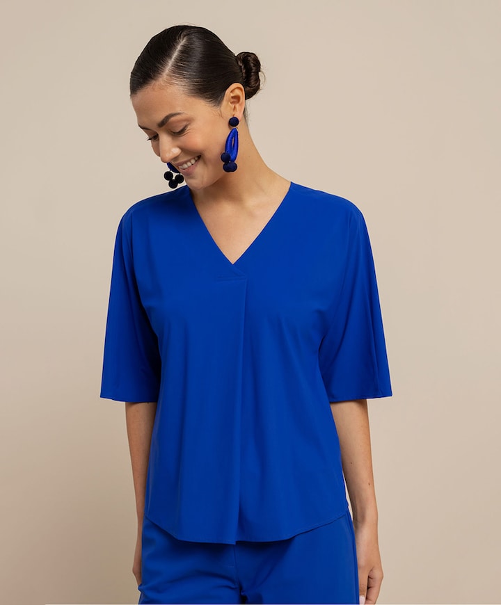 Dames T-shirt blauw