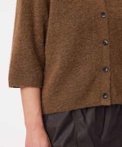 Dames vest bruin